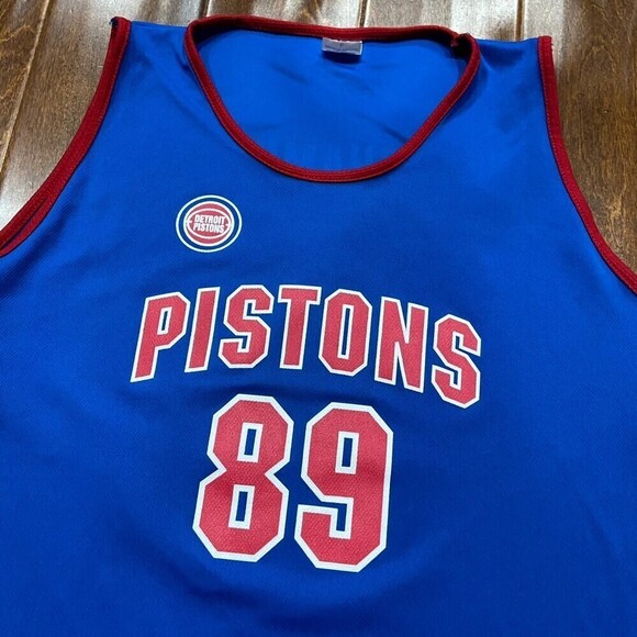 Detroit Pistons 1990 NBA Champs Promo Coca Cola Jersey Vintage Size Large - Picture 2 of 8